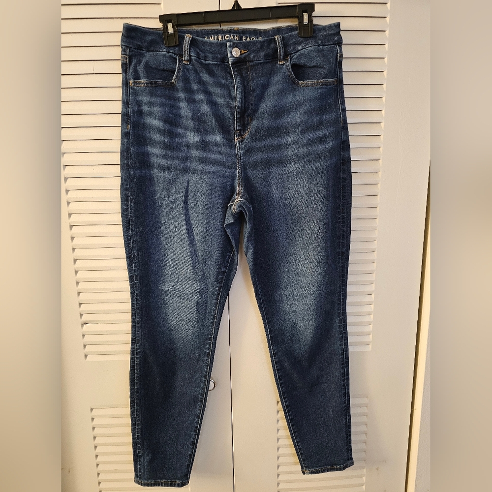 American Eagle Curvy Hi-rise Jeggings - Size 16 Regular